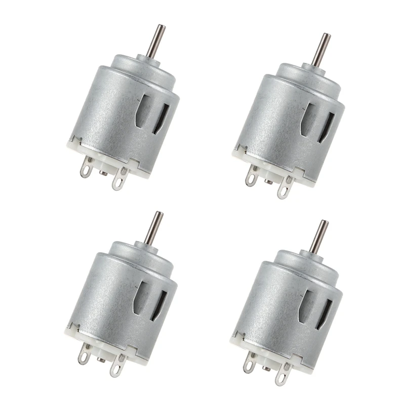 Фото 4X 6-12V 3000 RPM цилиндрический вал двигателя постоянного тока для смарт-автомобилей №1
