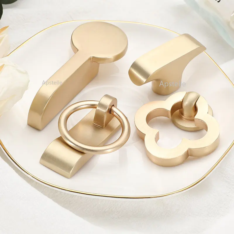 

Dooroom Brass Furniture Handles Wardrobe Dresser Cupboard Cabinet Drawer Shoe Box Kitchen Knobs Modern Black Gold Bronze Pulls