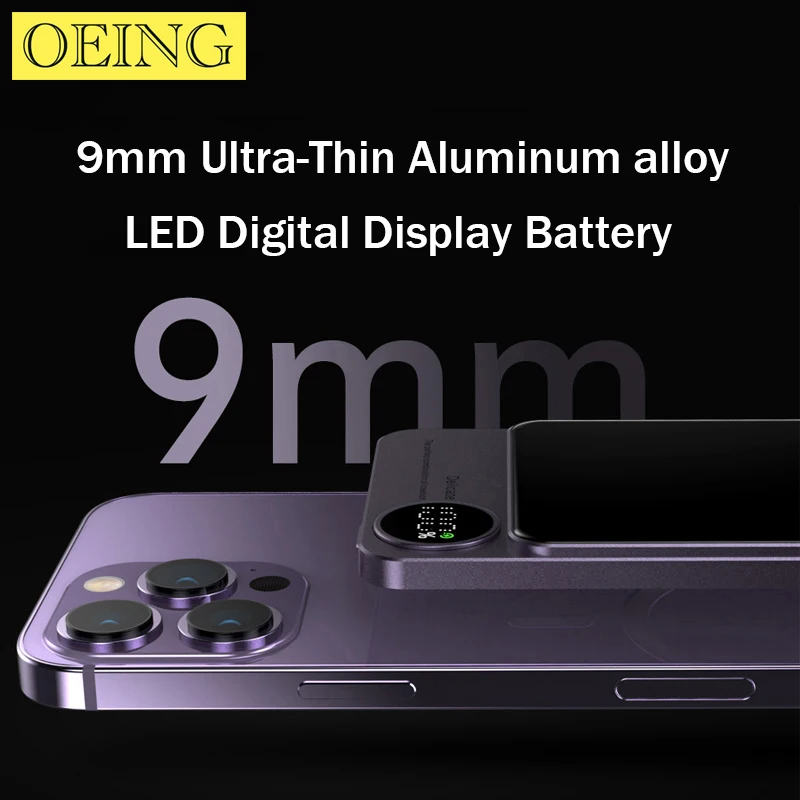 New 10000mAh Macsafe Power Bank 15W Magnetic Wireless Fast Charger For iphone 12 13 14 14Pro Max External Auxiliary Battery Pack