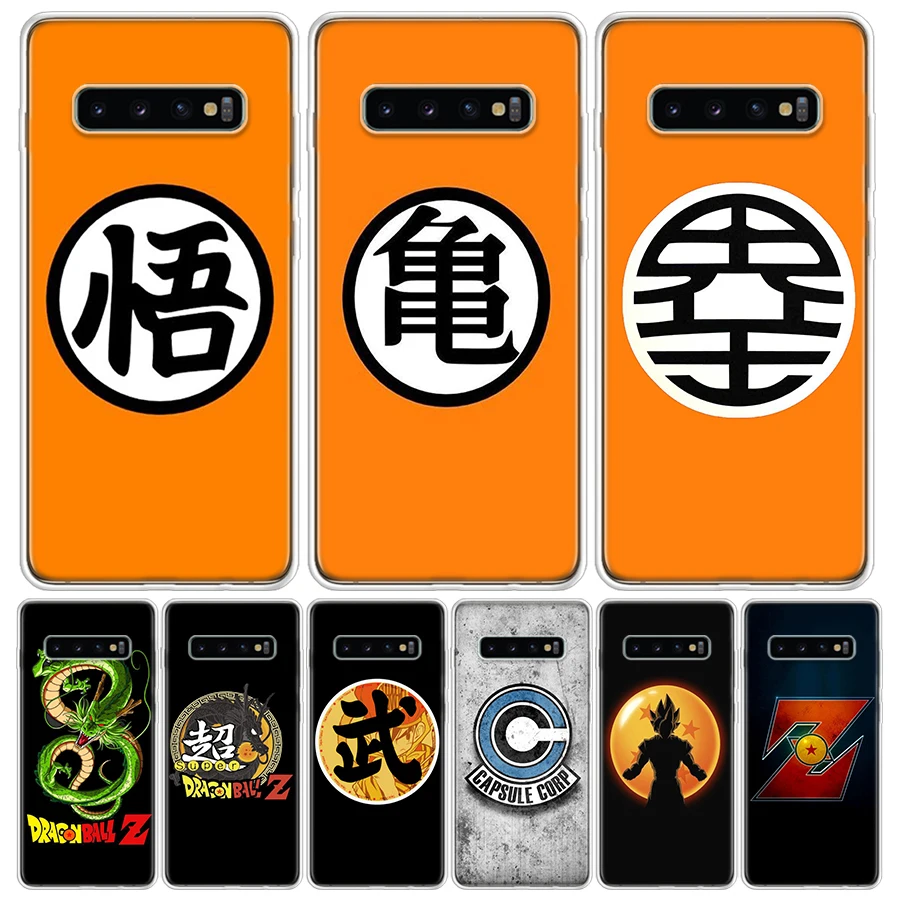 

Dragon Ball Logo For Samsung Galaxy S10 Plus S20 FE S21 S22 Ultra Phone Case S10E S8 S9 + S7 Edge J4 Housing Shell Coque