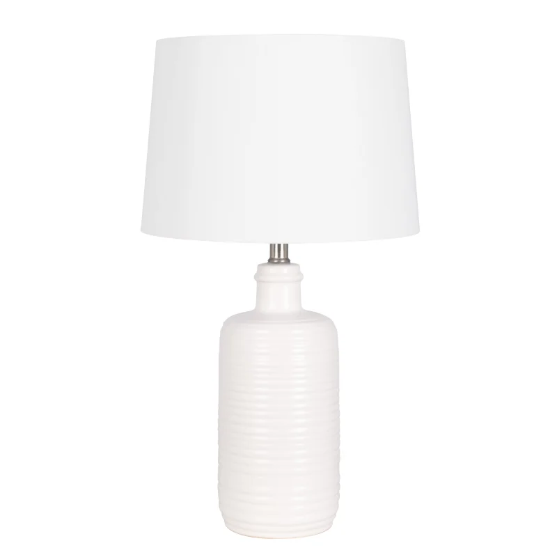 

Лучшие дома и сады, белая ребристая Керамическая люстра 25,5 дюйма с тенем