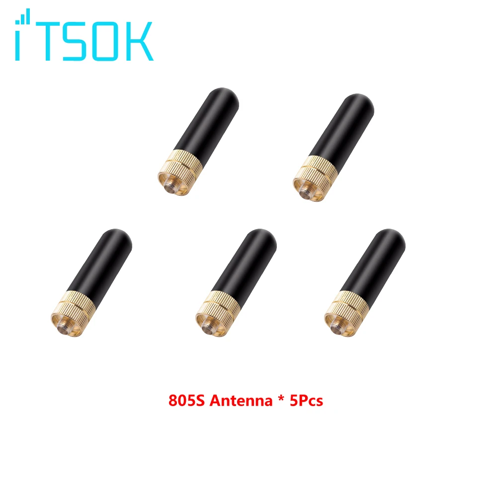 

5pcs Mini SRH-805S 5CM SMA-F Female Dual Band Antenna 50OHM for BAOFENG UV-5R BF-888S Radio SRH-805S Antenna 10W