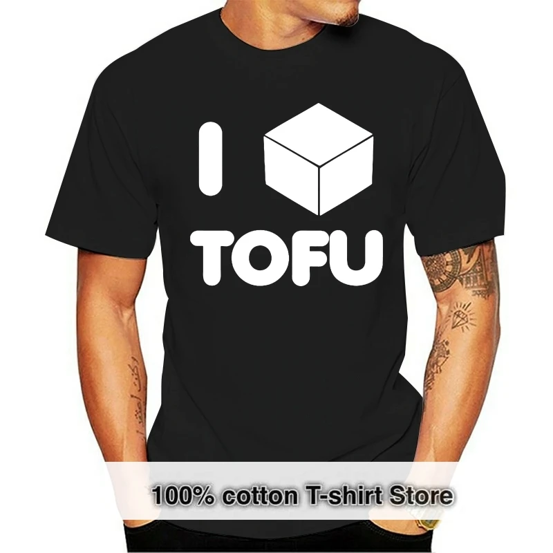 

Вегетарианская забавная футболка Tofu для вегетарианцев, мужская, женская, детская, вегетарианские права животных, футболка большего размера...