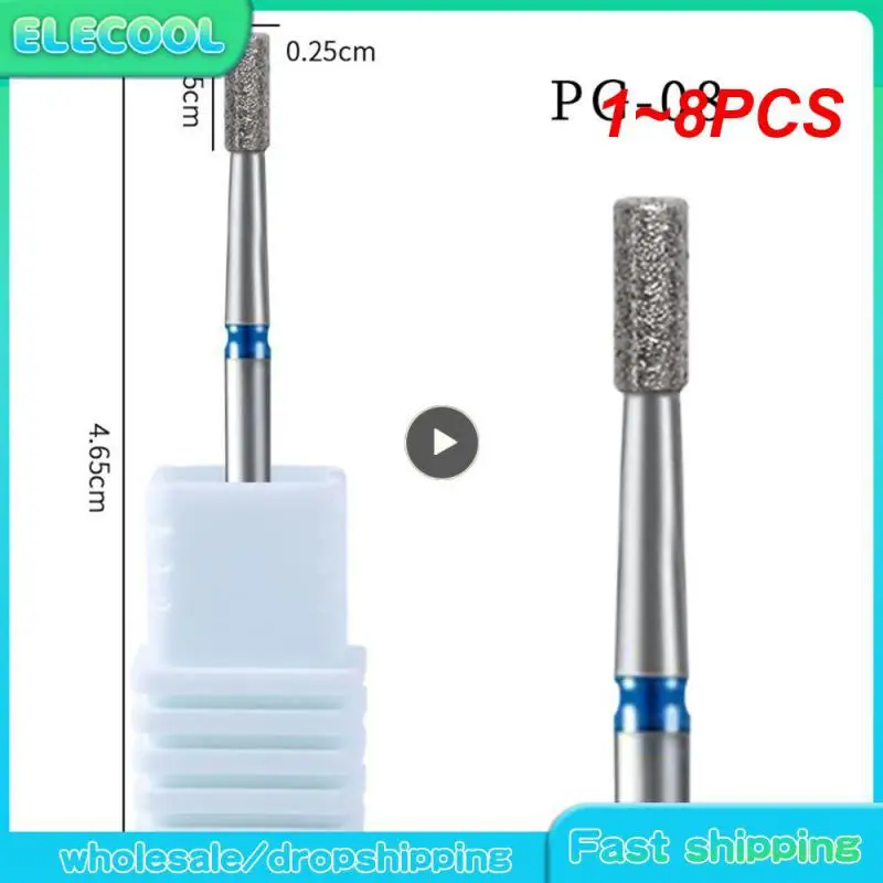 

1-8 шт., набор фрез для аппаратного маникюра, 3/32 дюйма