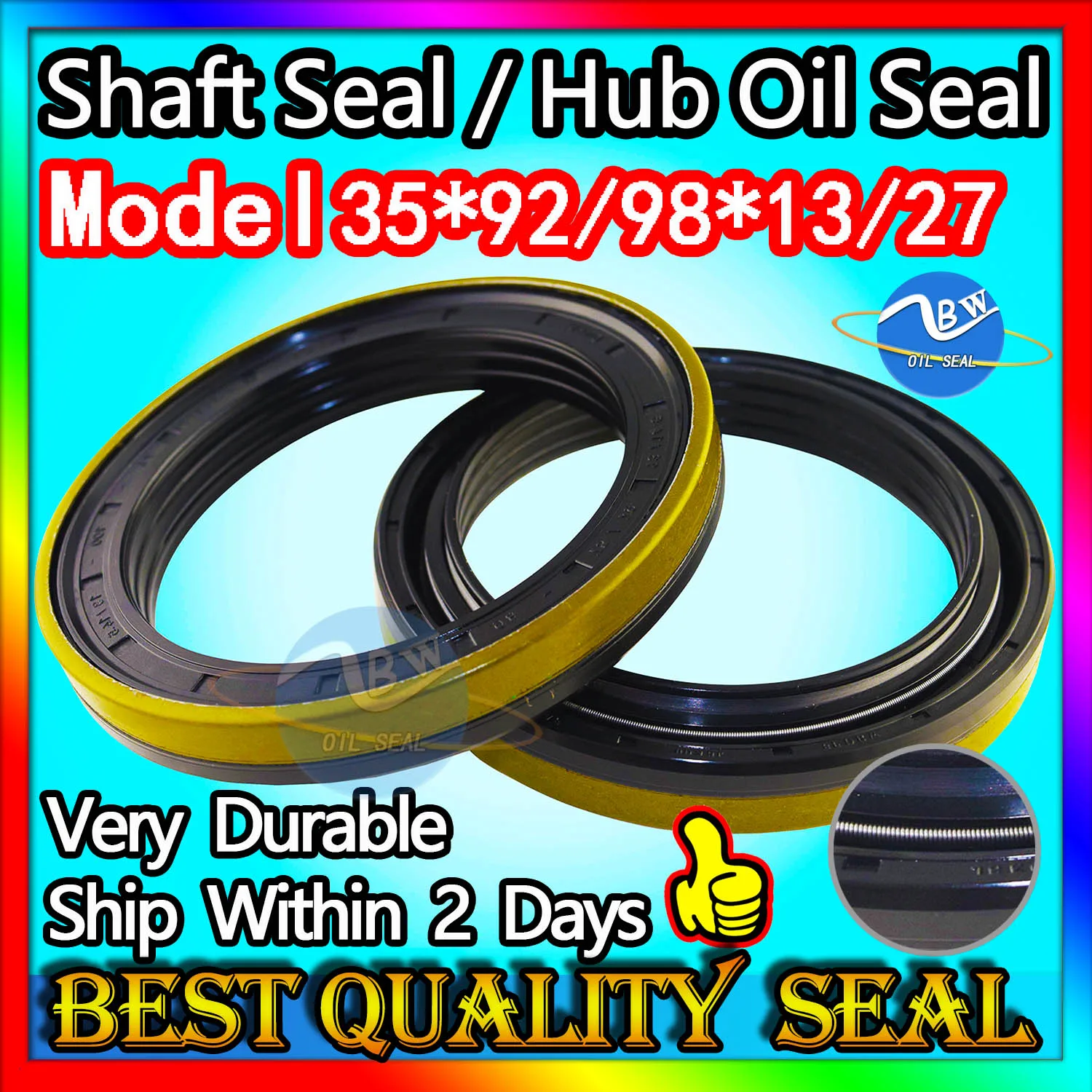 

Cassette Oil Seal 35*92/98*13/27 12014654B Hub Oil Sealing For Tractor Cat 35X92/98X13/27 12014654B Repair kit Nitrile NBR Nok