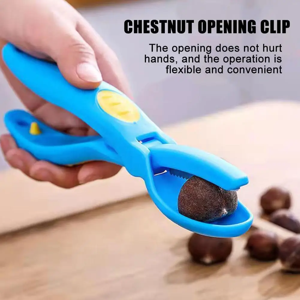 

New Chestnut Opening Device Cut Chestnut Knife Peeler Cut Artifact Chestnut Knife Pliers Peeler Peeling Clamp H8b9