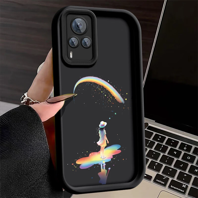 Чехол с радужным рисунком для VIVO Y75s чехол Y72t Y10 Y77e t1 Y55s Y52s Y53s Y50t Y33s Y32t Y32