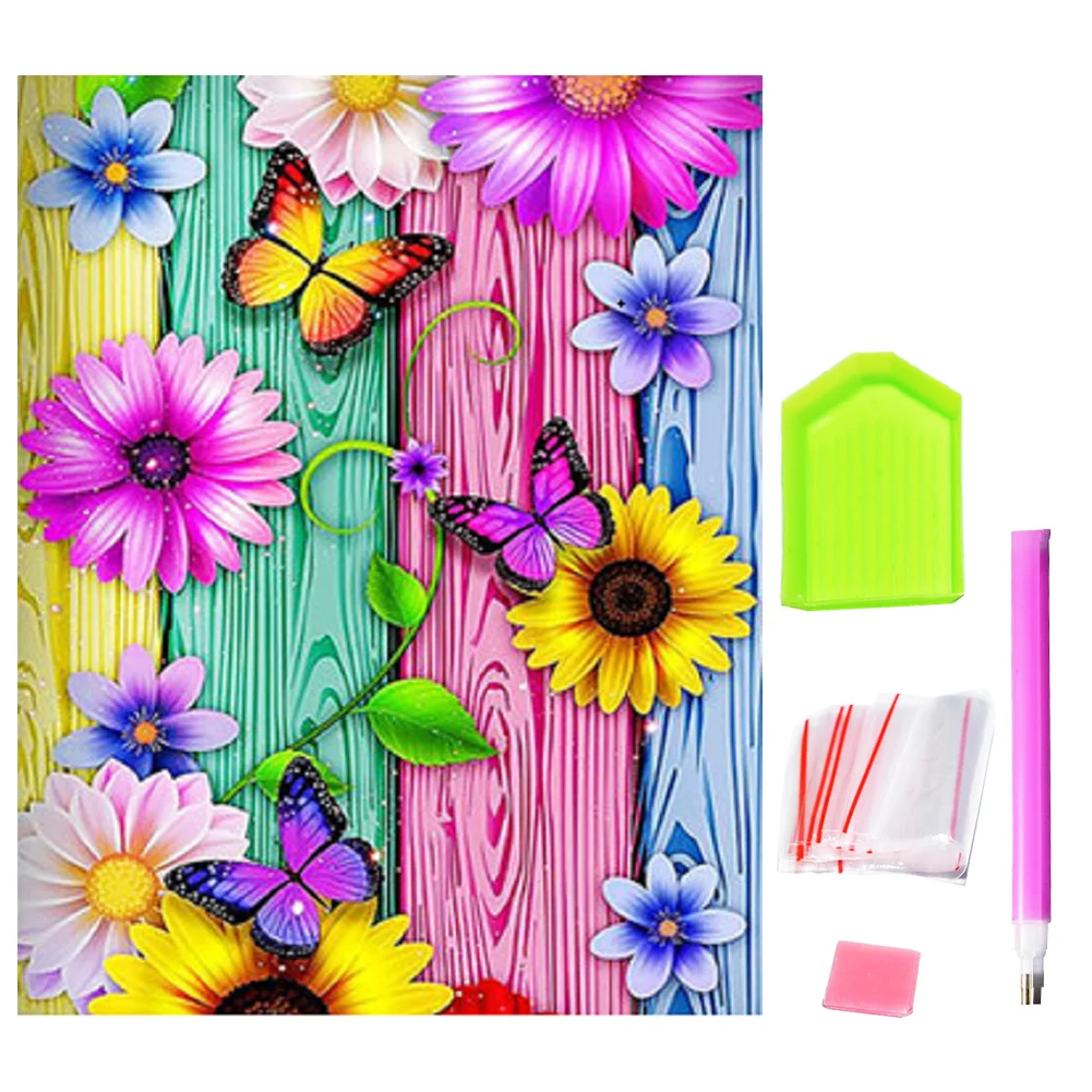 

Набор для алмазной живописи «сделай сам», водонепроницаемый настенный набор для домашнего декора, вышивка крестиком 5D, для взрослых и детей