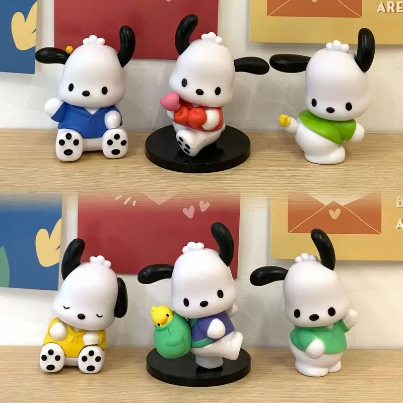 

Новинка, Sanrio Pachacco, реально веселая, чтобы пойти в школу, искусственная фигурка, супер милая, модная, играйте в руку, делайте подарки-сюрприз