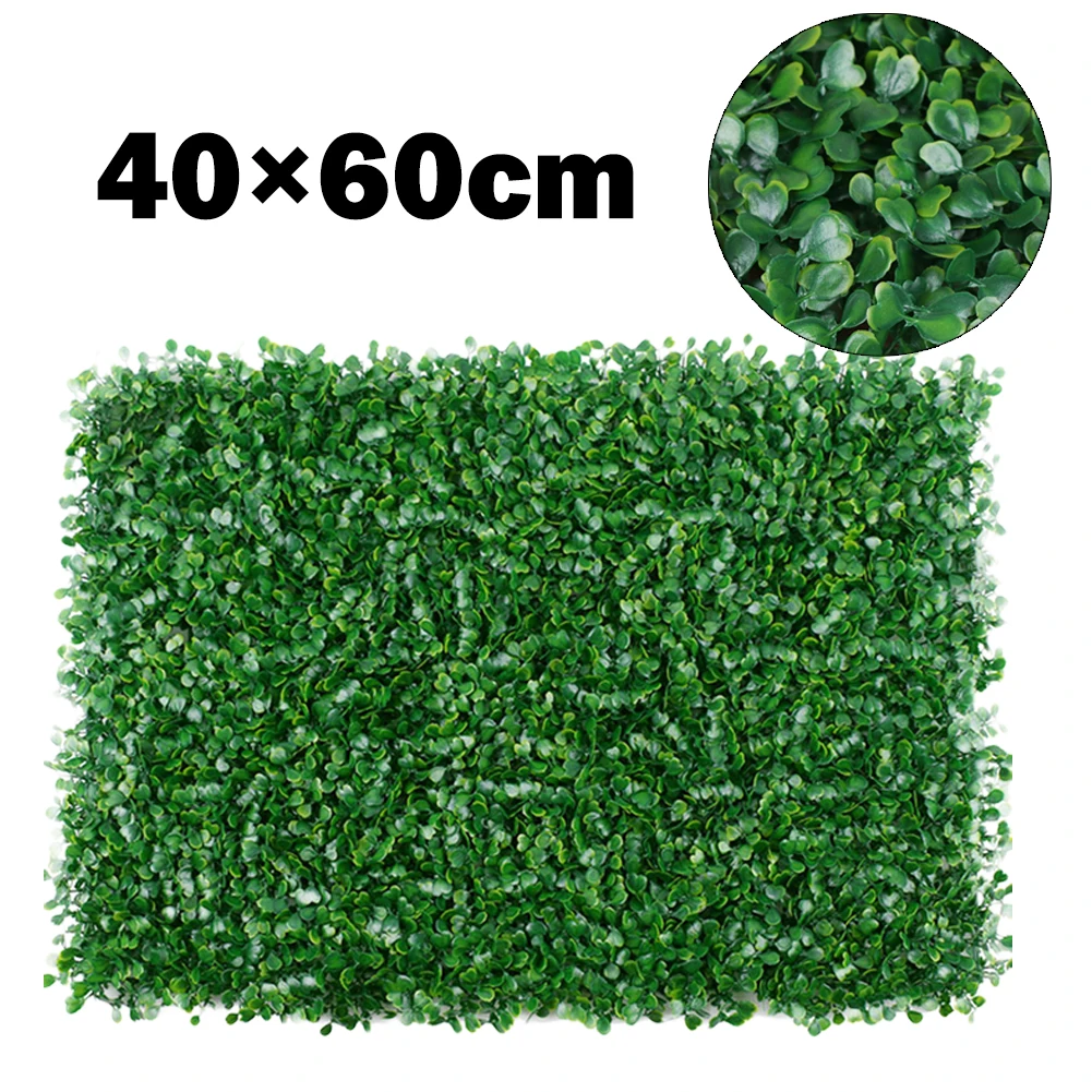 

Artificial Plant Walls Foliage Hedge Grass Mat Greenery Panels Fence DIY Simulation Moss Lawn Turf Fake Green Grass Mat