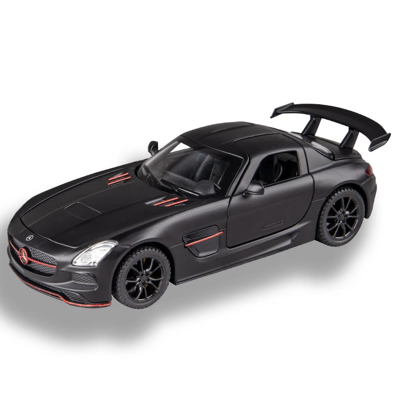 

1:32 Benzs SLS AMG-GT Diecasts Metal Alloy Sports Car Model Toy Vehicles Simulation Sound Light Car Model Collection Kids Gift
