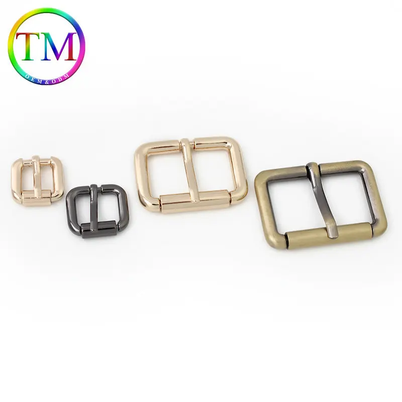 10-50Pcs 6Colors Metal Single Pin Buckle Handbag Strap Square Ring Adjuster Buckle For Belt Leather Craft Accessories