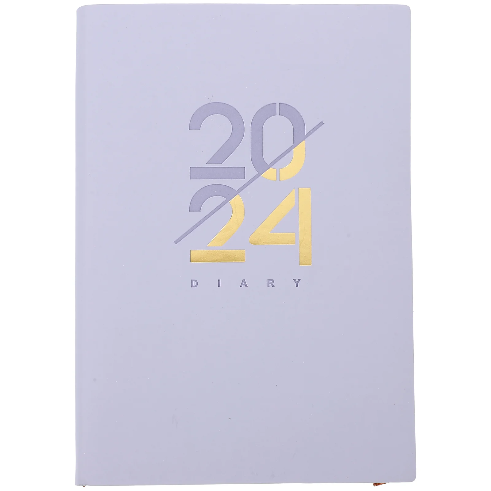 

2024 Agenda Book Portable Planner Organizer Calendar Daily Notebook Purple Paper Academic Student