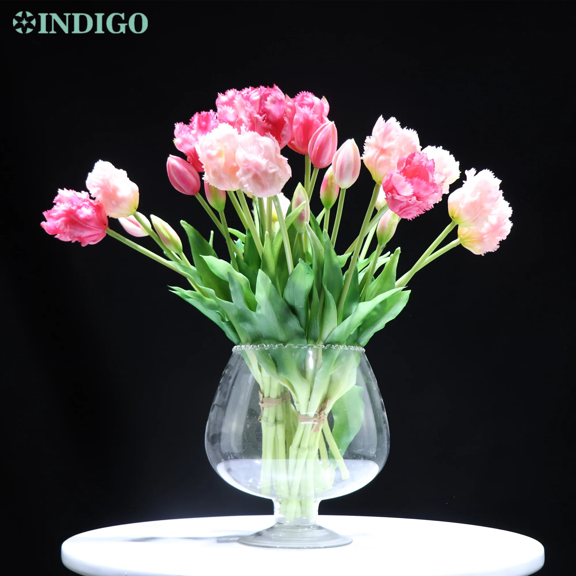 

Букет из нескольких лепестков, попугая, тюльпана, реалистичный на ощупь, высококачественный силиконовый роскошный искусственный цветок дл...