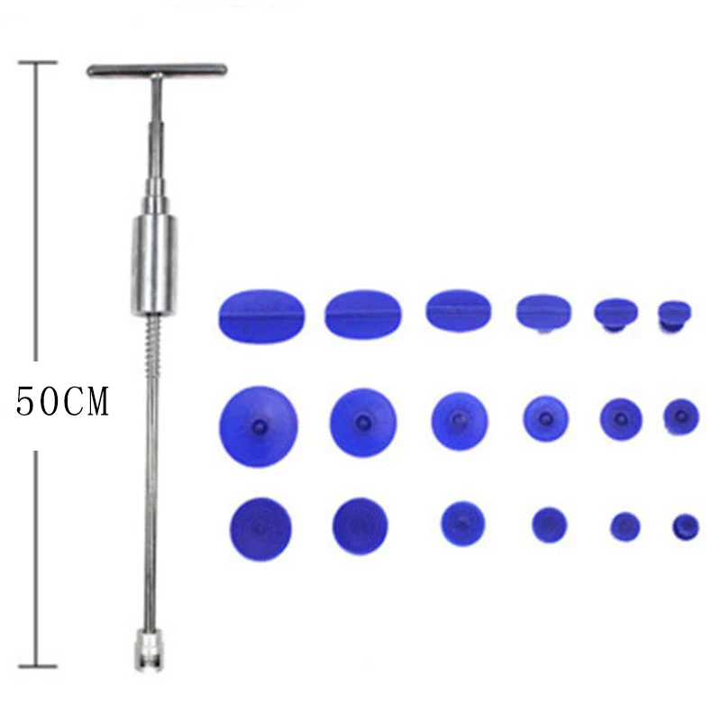 

Auto Car Dent Repair Tools Car Paintless Dent Puller Repair Kit Removal Tool Kit Slide Hammer Reverse Hammer Glue 50cm