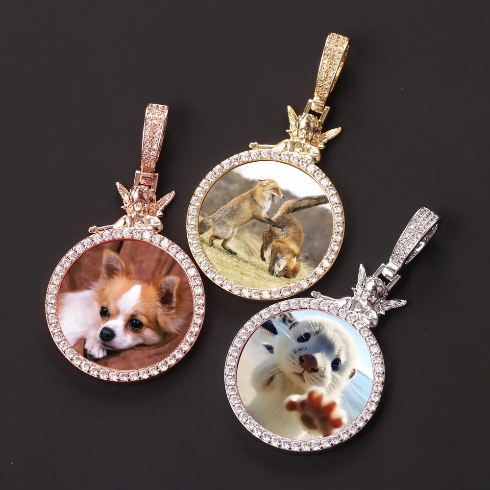 Новое персонализированное ожерелье со стеклянным ангелом ювелирное изделие для