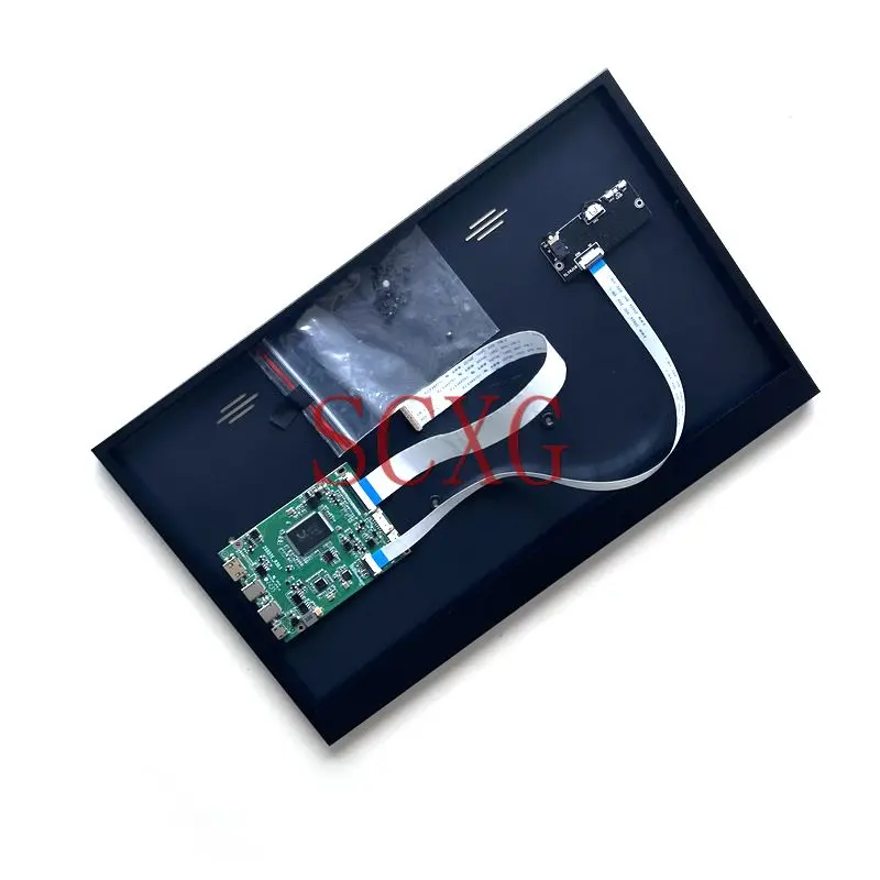

For B133HAN03 B133HAN04 2 TYPE-C Modified Kit Metal Case+Driver Controller Board 1920*1080 USB Micro HDMI-Mini 30 Pin EDP 13.3"