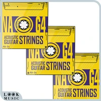 naomi na g4 acoustic guitar strings hexagonal core nickel bronze bright tone extra light hexagonal carbon steel metal string