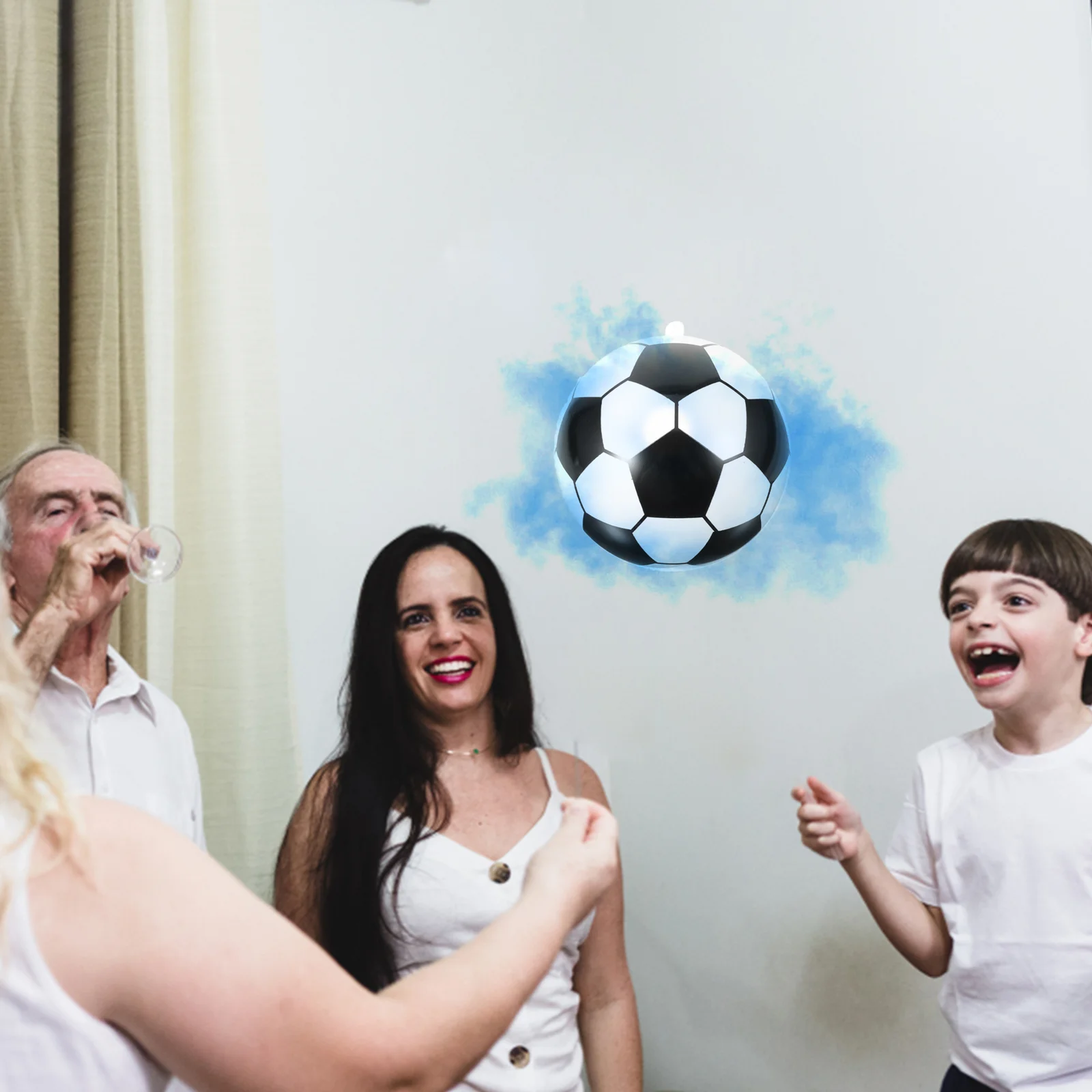 

1 Set DIY Powder Football Gender Reveal Football Theme Party Accessories Baby Suffers