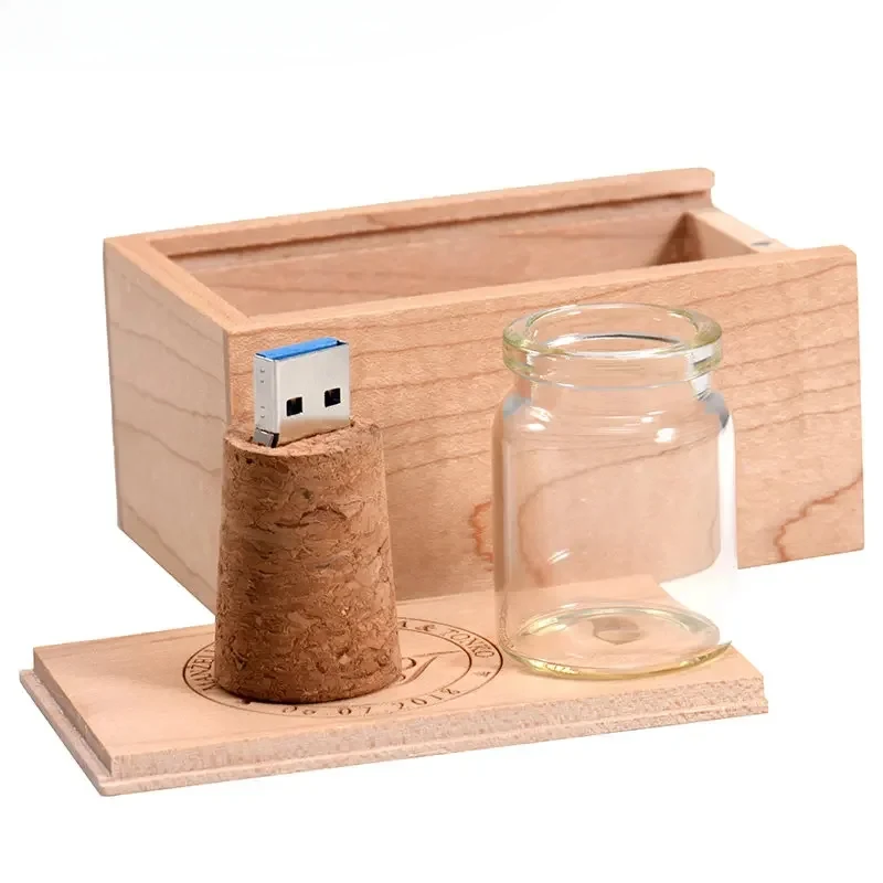 SHANDIAN USB 3 0 новый флэш-накопитель с плавающей бутылкой 16 ГБ 32 64 стеклянные U-диск