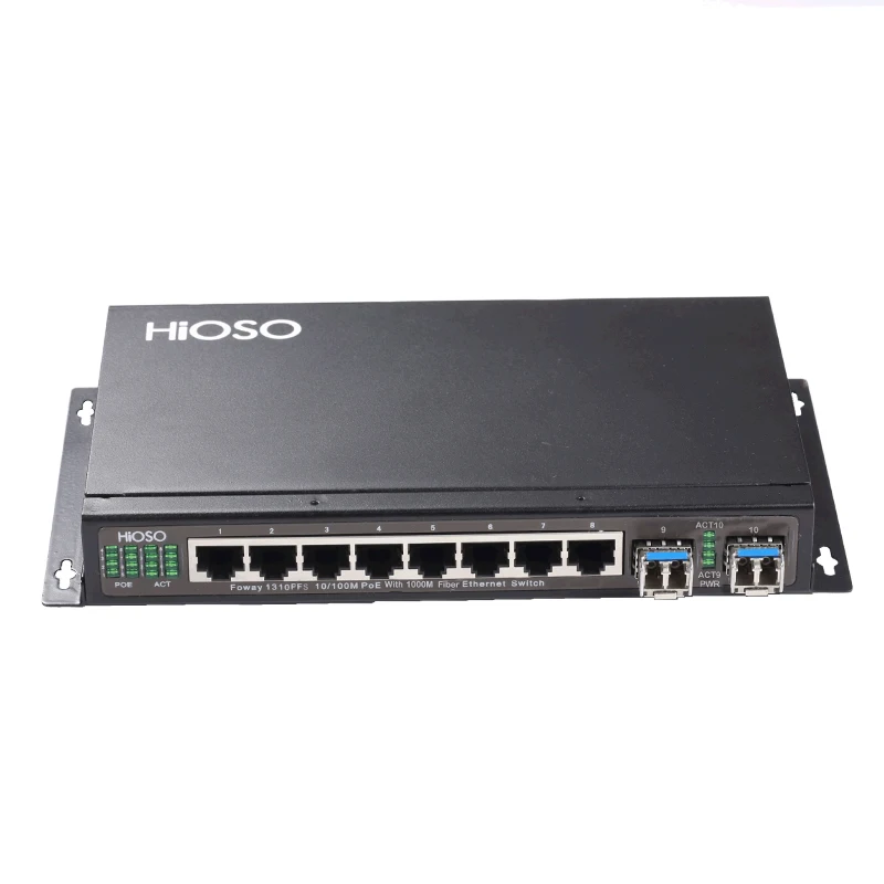POE Switch 8 100M POE + 2 1000M SFP port switch with competitive price