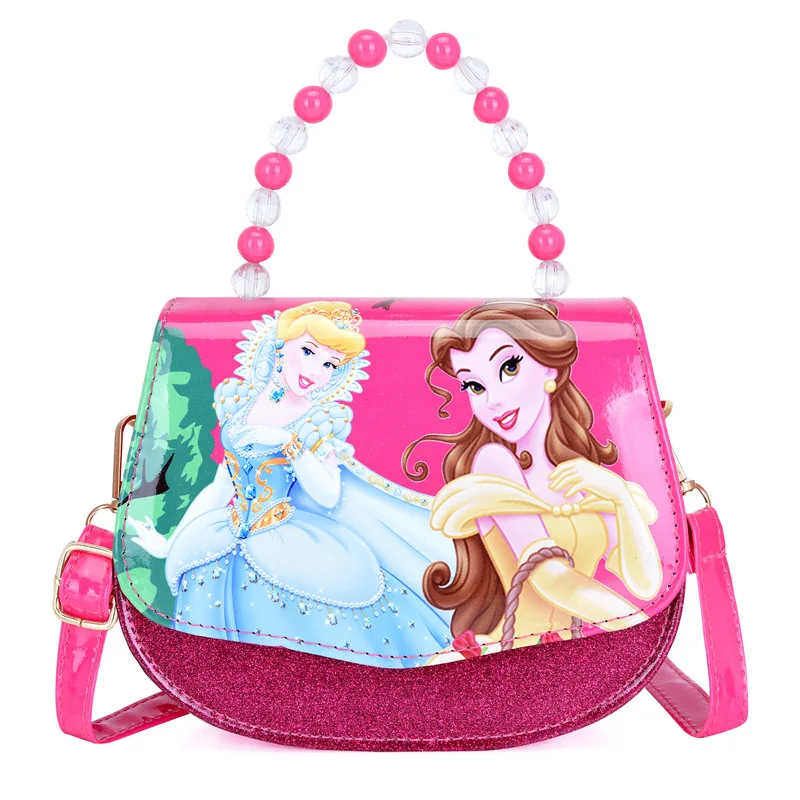 Disney Shoulder Bag for Girl Kid Frozen Mickey Mouse Cartoon Crossbody Bag Wallet Coin Purse Handbags Birthday Gift