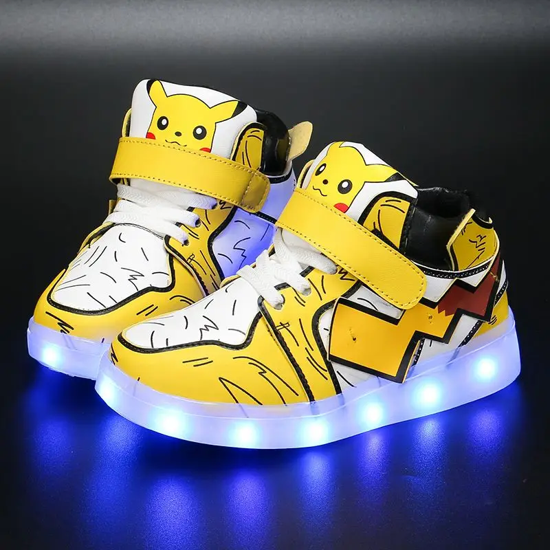 Led Basketball Breathable Tennis Shoes Casual Luminous Children's Gifts
