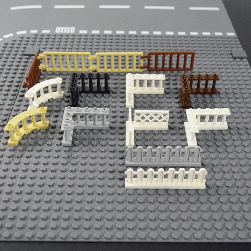 City door windows Accessories Building Blocks House Fence Stairs Ladder MOC Parts Bricks Toy for kid Compatible All Brands Hot | Игрушки и