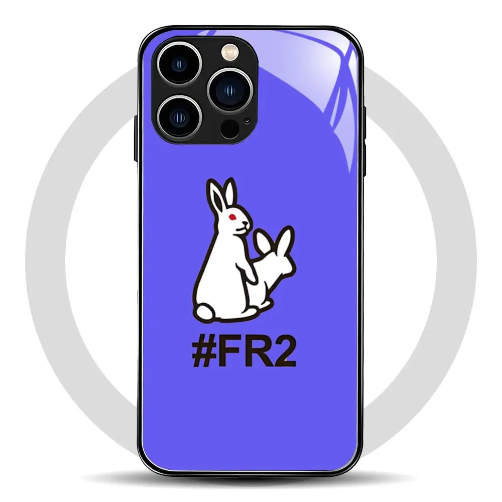 Горячая новинка: Стеклянный магнитный чехол F-Fxxking R-Rab-bits LOOG для iPhone 17 Air, 16, 15, 14, 13, 12, 11 Plus, Mini, Pro, Max (art.: 3920db2f8a258) - 3920db2f8a258