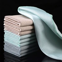 35pcs microfiber cleaning towel anti grease wiping rag super absorbent home washing dish kitchen cleaning towel kitchen tool