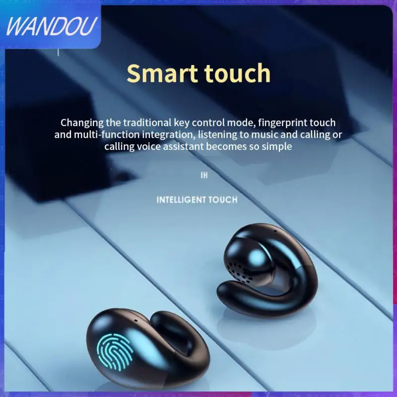 

Hanging Ear Noise Reduction Wireless Headphones Wireless Headsets Earbuds Hifi Sound Bone Conduction Headset For Xiaomi Stereo