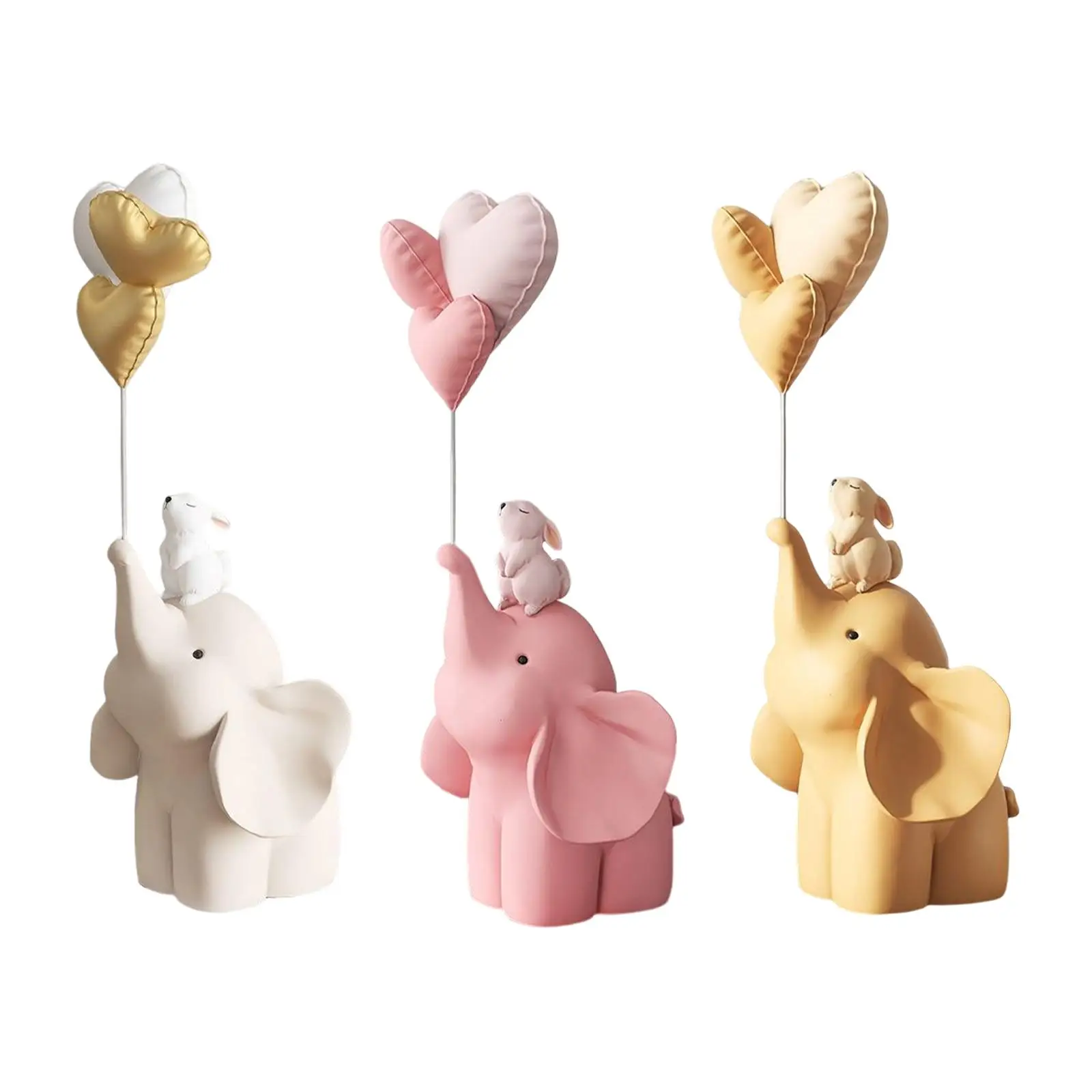 

Balloon Elephant Statue Decorative Aesthetic for Party Desktop Bedroom