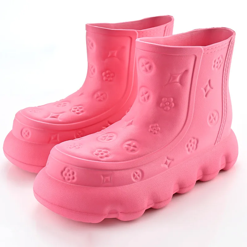 

Women's Rain Boots Thick Sole Outdoor Waterproof Eva Lightweight Rain Shoes