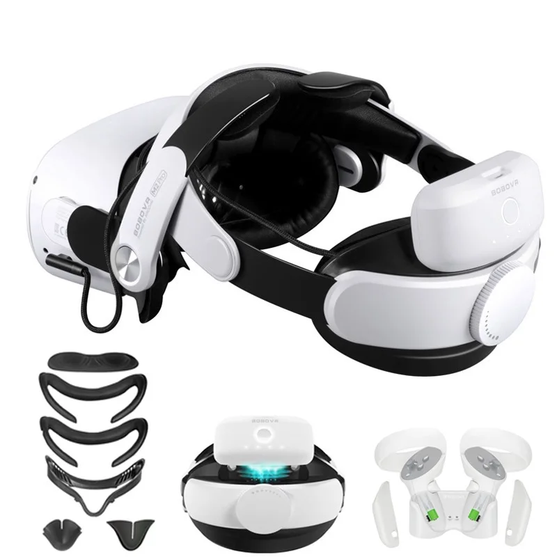 

Ремешок для головы Top M2 Pro для Oculus Quest 2 VR, чехол для накладки на голову с аккумулятором для гарнитуры Elite Halo, чехол для контроллера