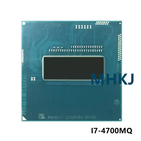 Процессор Intel Core i7-4700MQ i7 4700MQ SR15H 2,4 ГГц четырехъядерный восьмипоточный Процессор 6 Мб 47 Вт Разъем G3 / rPGA946B