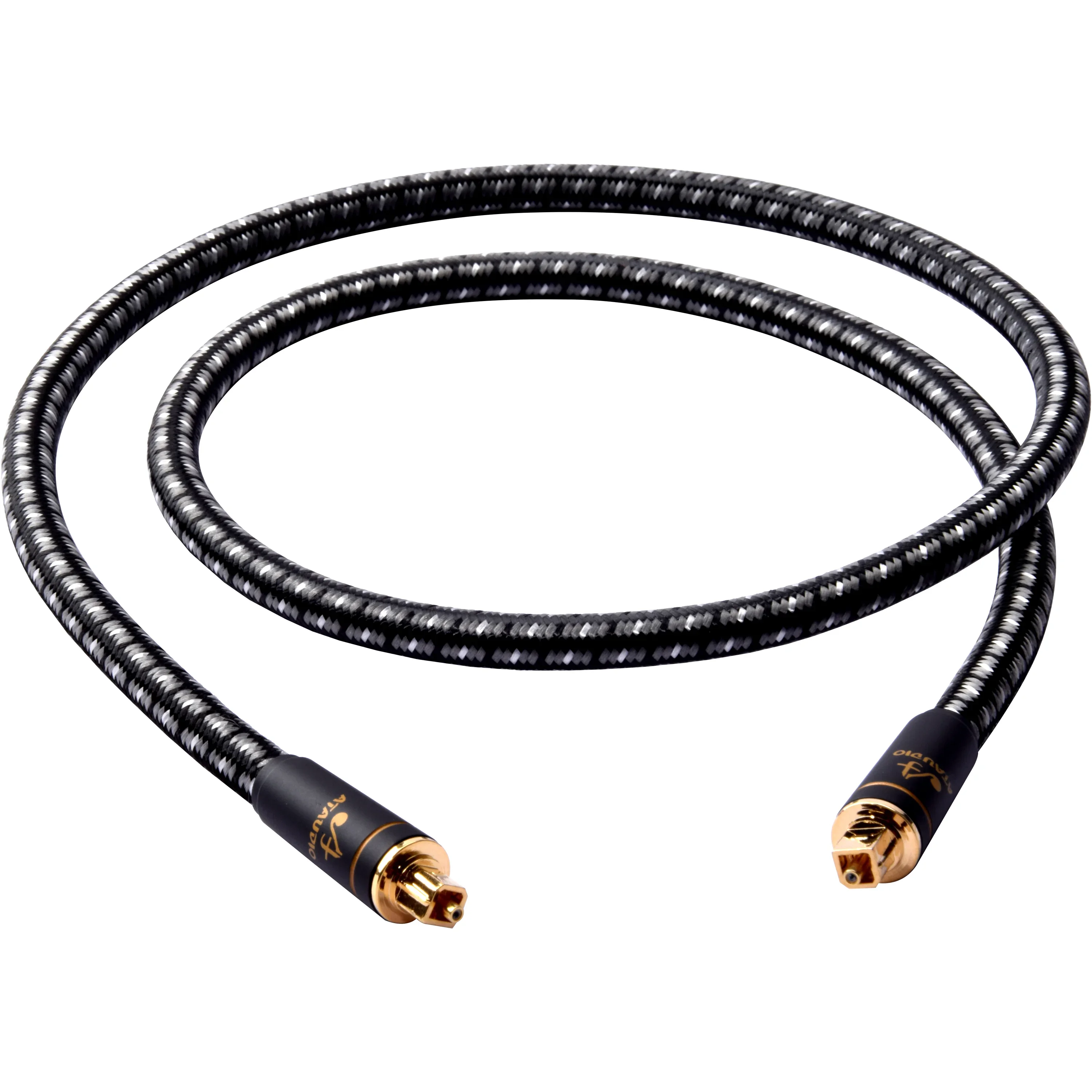 Hi-End Y-029 Black Knight Чистая медь Позолоченный выше яркости HIFI Оптоволоконный кабель