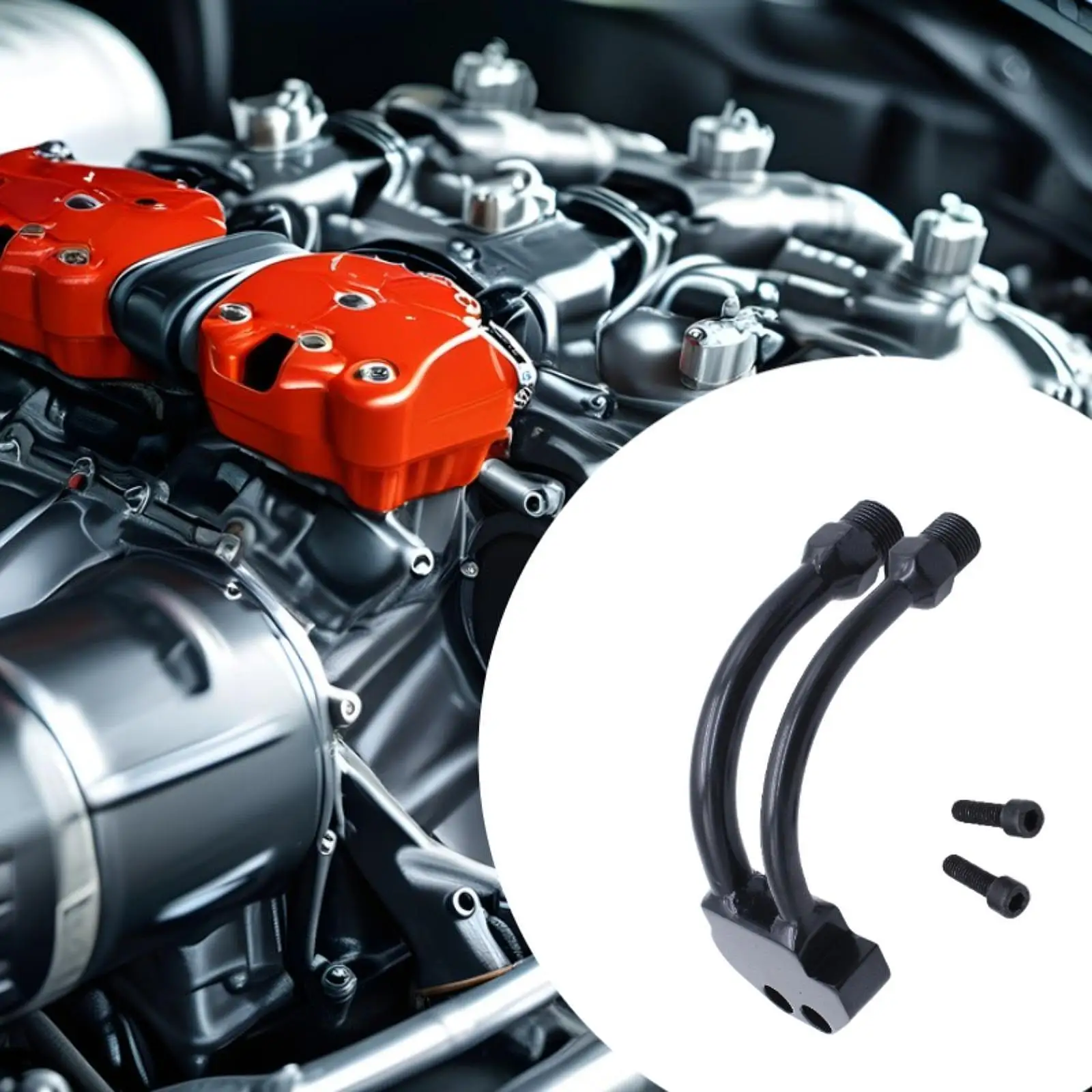 Износостойкий изогнутый коллектор компрессора кондиционера замена для Sanden SD7B10