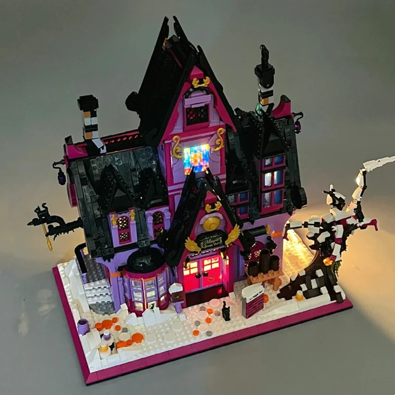 Строительные блоки серии Street View Сборная модель волшебного магазина игрушка