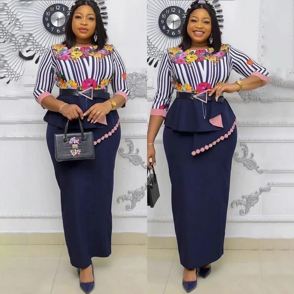 

Long African Dresses For Women Africa Clothing African Design Bazin Pleated Glitter Dashiki Maxi Dress Africa Clothing 2022