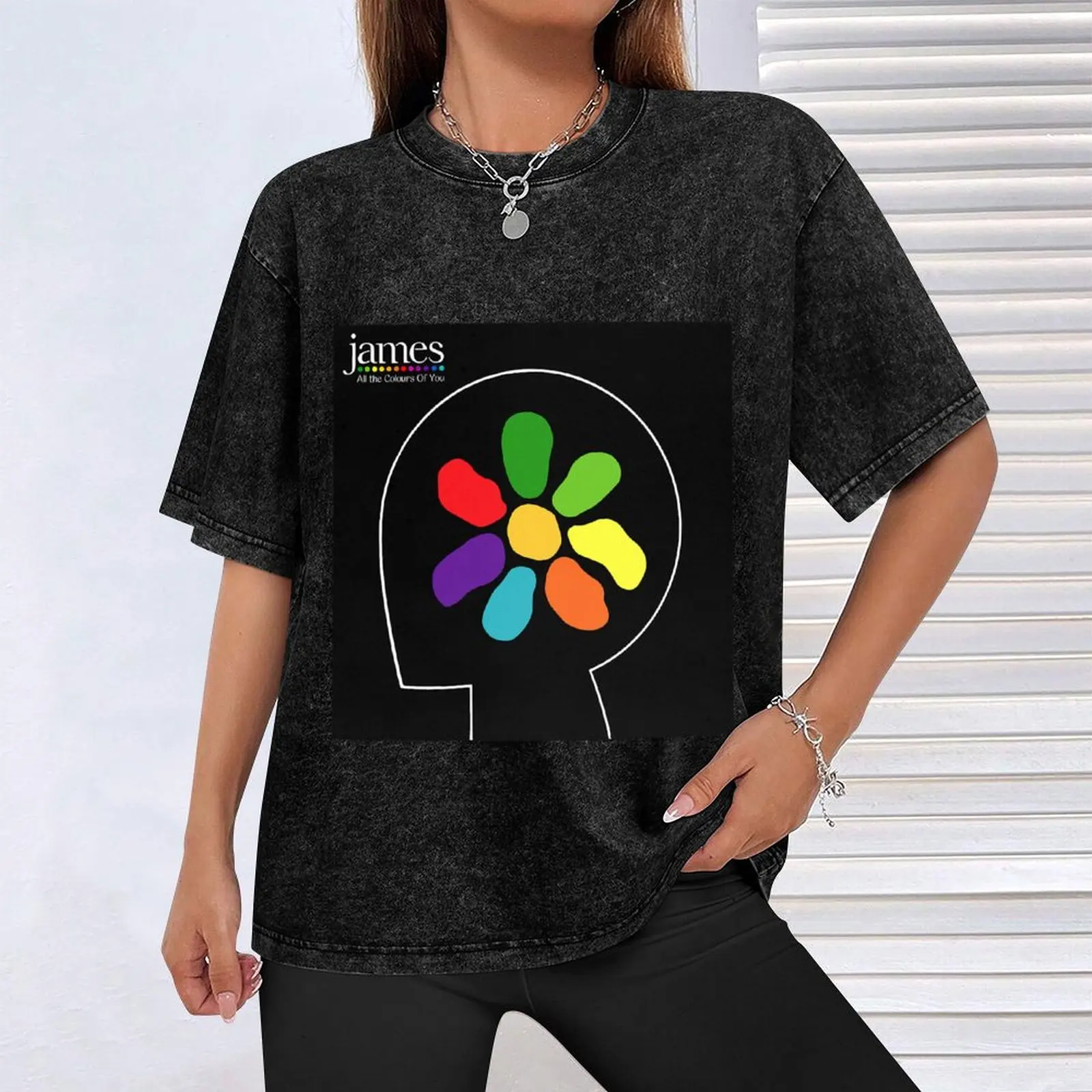 Футболка мужская оверсайз с рисунком Джеймс мприткадзи все цвета