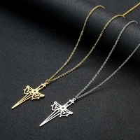 cxwind stainless steel sword ornaments sword pendants knife ornaments steel necklaces wholesale send girlfriend gifts