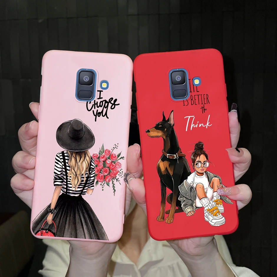 Чехол для телефона Samsung Galaxy A6 2018 SM A600 A600F чехол Plus A605 A605F чехлы телефонов защитный