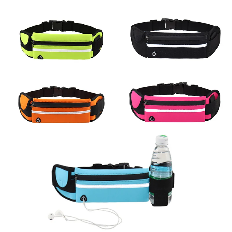 

Running Waist Bag Sports Bags Gym Waterproof Bag for Men Women Phone Holder Running Belt Waist Pack Outdoor Fitness Accessories