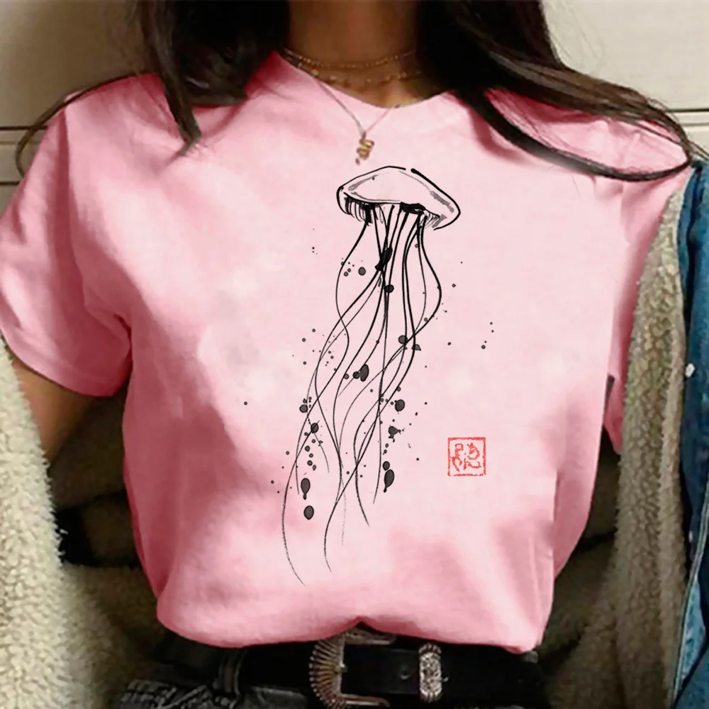 

Medusas tshirt women designer anime Japanese top female anime clothing