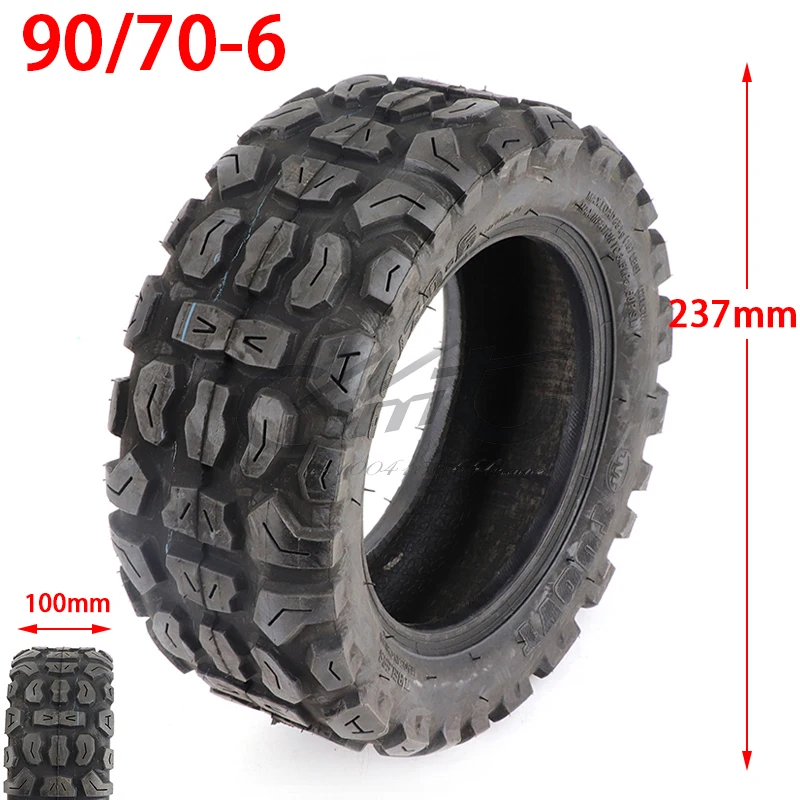

Good quality 90/70-6 tubeless tire thickened and widened off-road vacuum tires fit for electric scooter parts