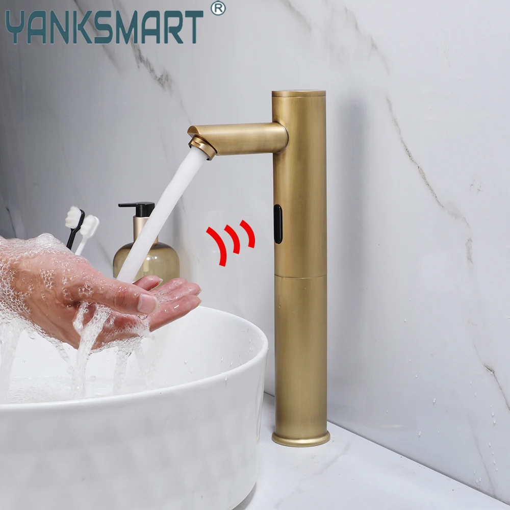 Смеситель для ванной YANKSMART с инфракрасным датчиком движения Автоматический
