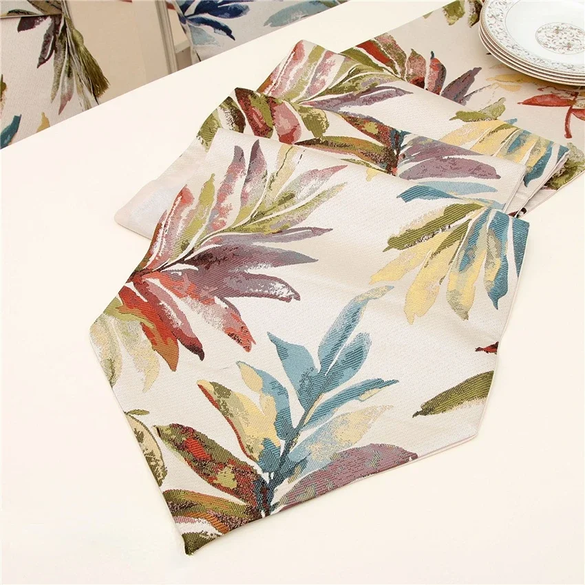 Современная скатерть в Северо-Европейском стиле с изображением листьев домашний