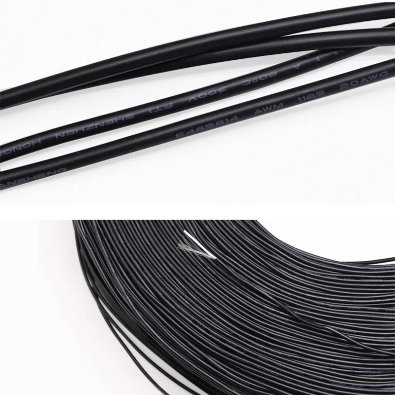 UL1185 Экранированный провод Сигнальный кабель 28262422201816141210AWG Канальный аудио одноядерный 1C Электронный медный экранирующий провод (art.: 3920cc7bf8091) - 3920cc7bf8091