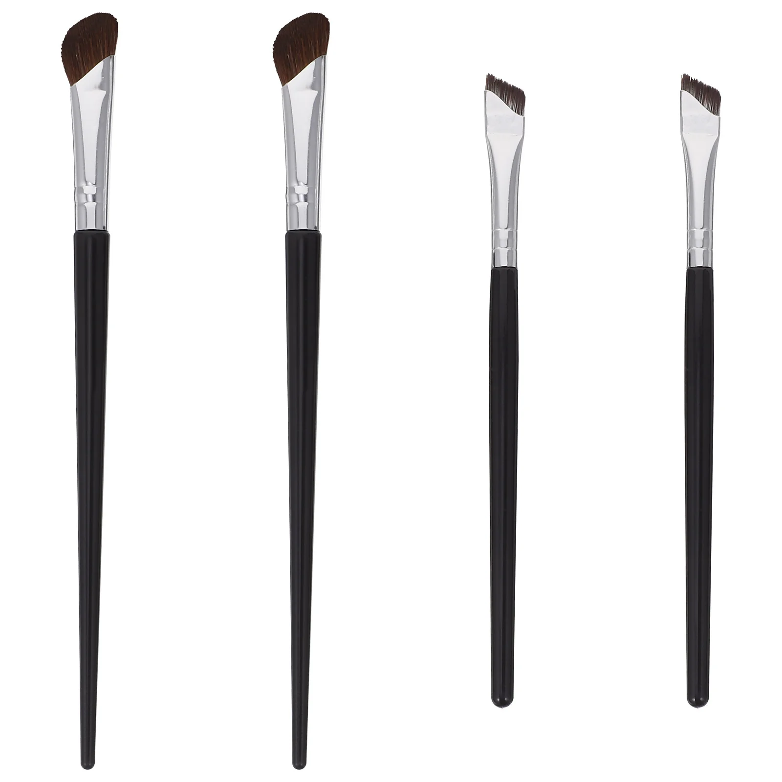 

4 Pcs Eye Makeup Brushes Nose Contour Brush Eyeliner Brush Angled Eyeliner Brushes