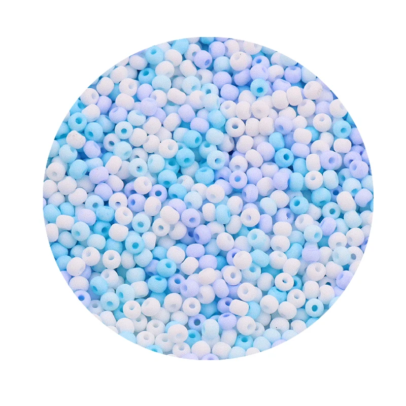 

330pcs 3mm Matte Macaron Colored Glass Seed Beads Round Spacer Beads for DIY Handmade Beads for Jewerly Making Accessories